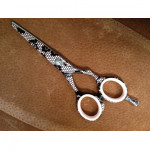 Jugart  "Lady-Love" 5.5" scissor. White Line design.